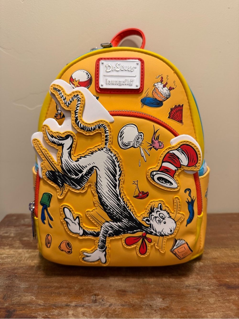 Dr. Seuss The Cat In the Hat Loungefly Mini Backpack
